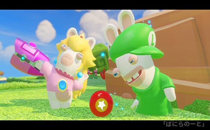 マリオ+ラビッツ キングダムバトル ラビッツピーチ ラビッツルイージ その1