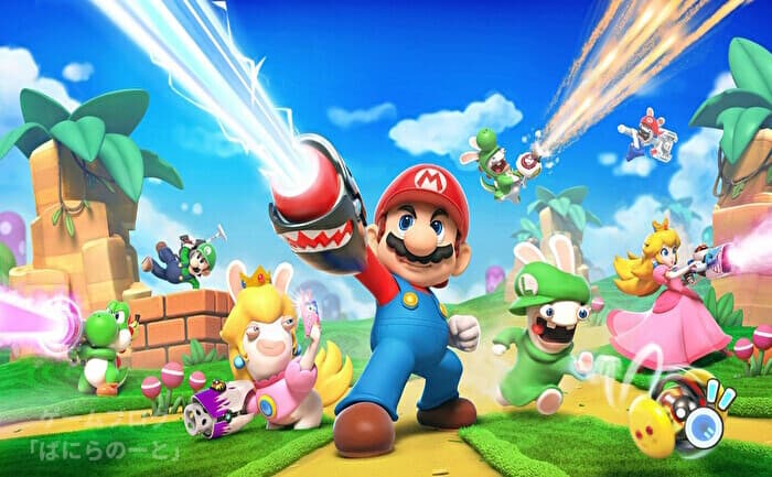 【マリオ+ラビッツ キングダムバトル】タイトル画面