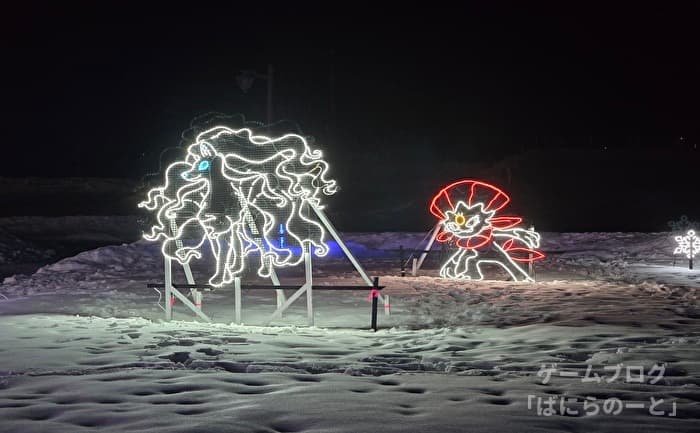 【道の駅メルヘンの丘 めまんべつ】アローラキュウコン